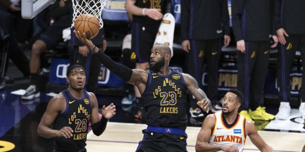 詹姆斯31+9+10东契奇27+12 湖人胜老鹰止3连败